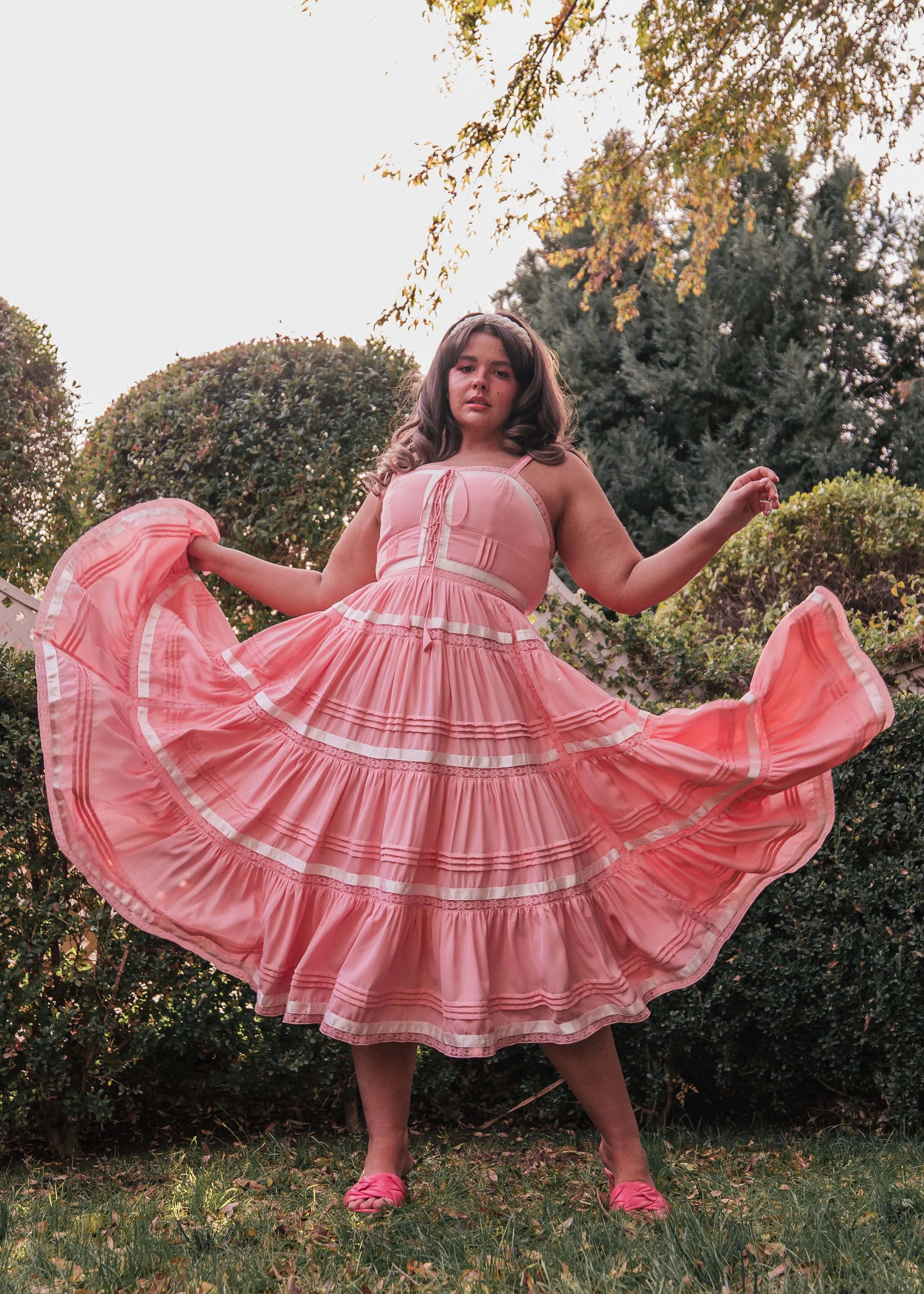 Delores Dress in Pink