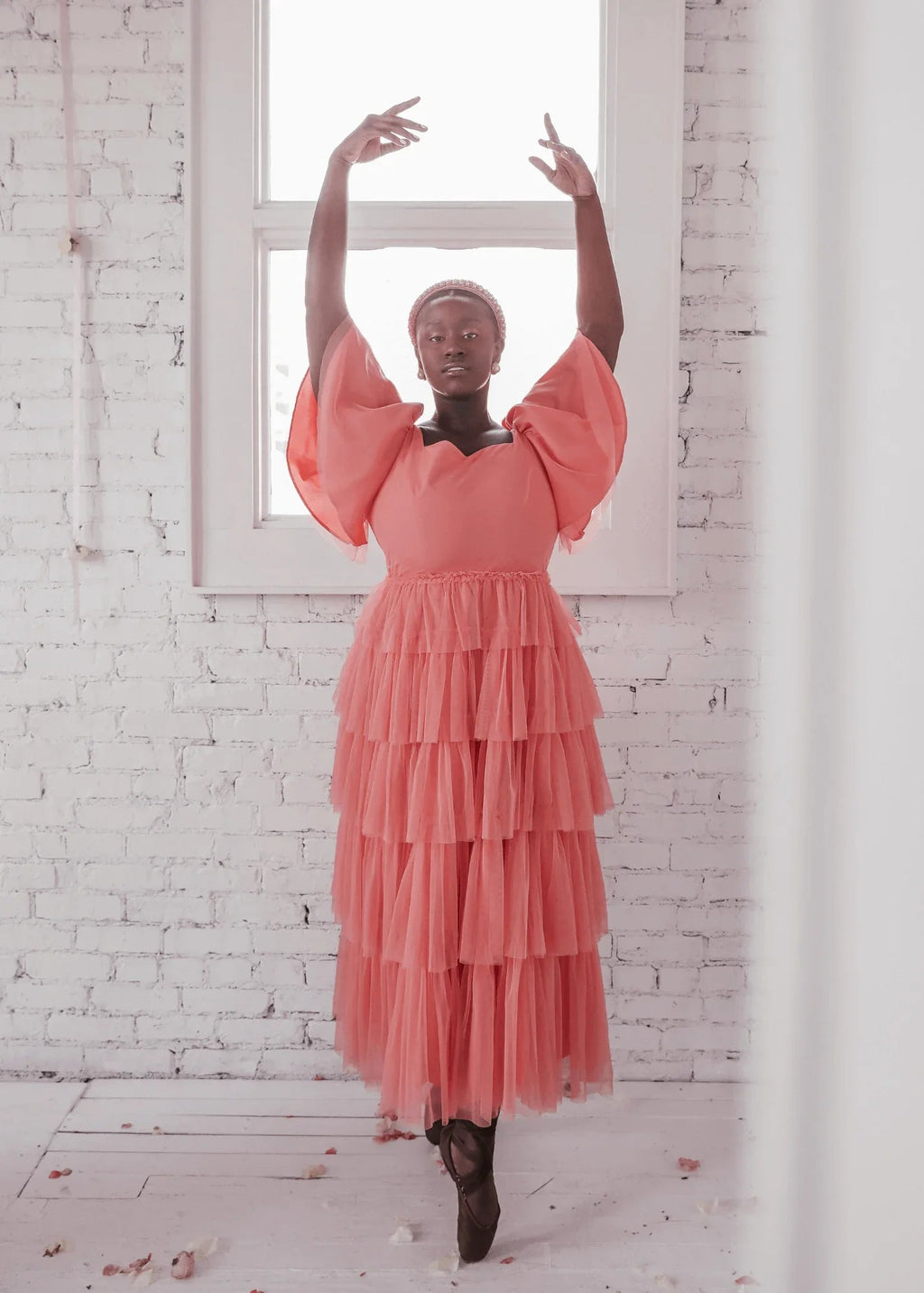 Allegro Dress - Coral