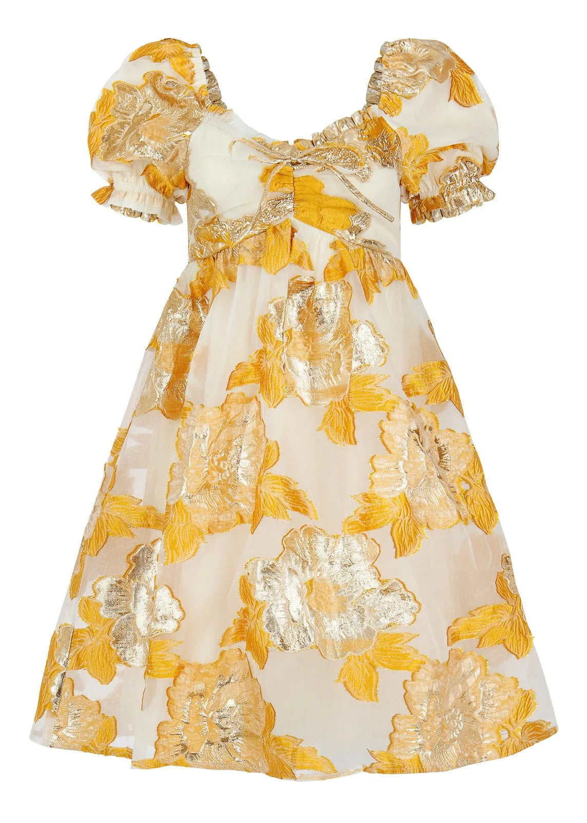 Beaumont Cream Gold Dress