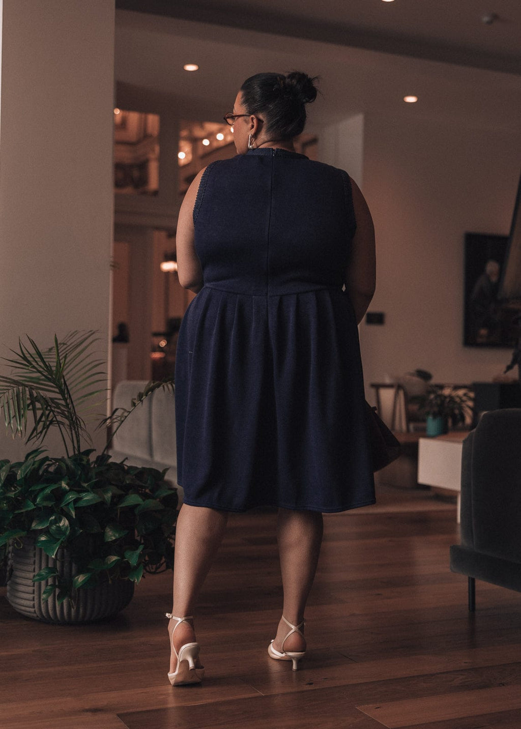 Carrie Dress - Navy