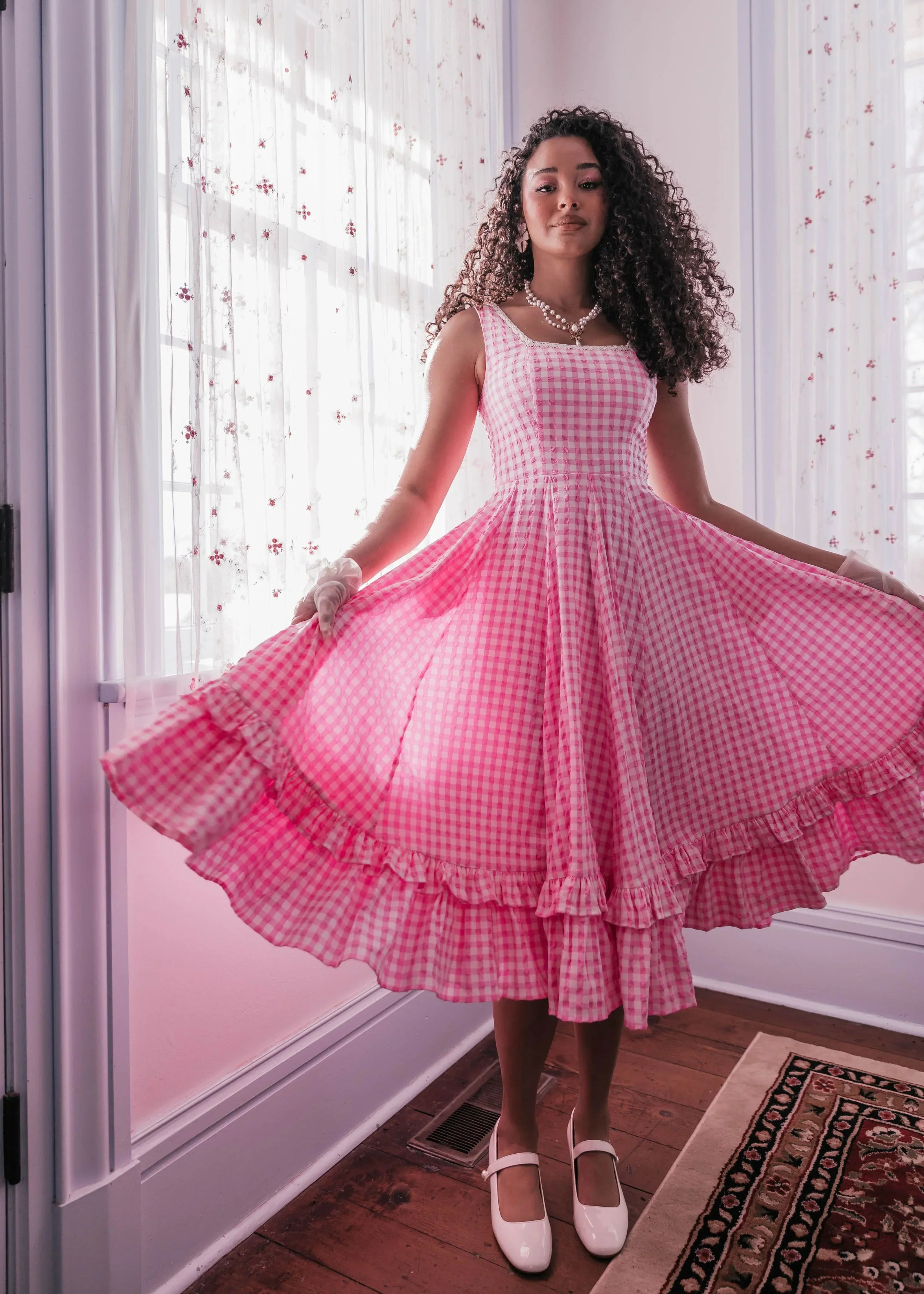 Daze Dress Pink Gingham