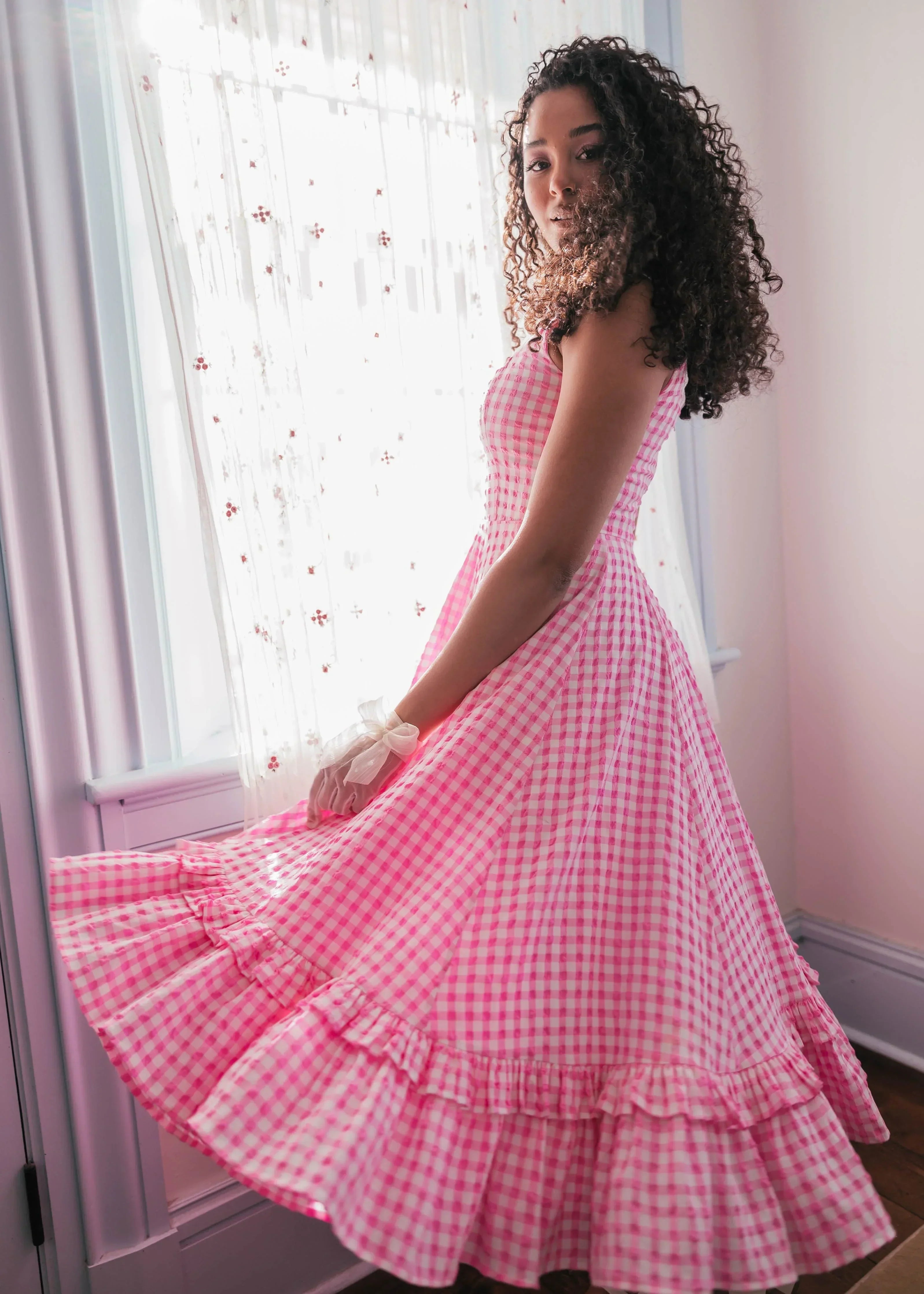Daze Dress Pink Gingham