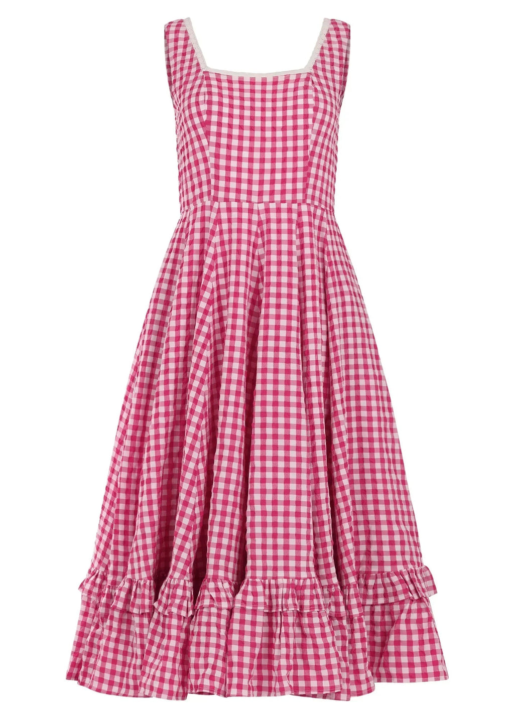 Daze Red Gingham Dress