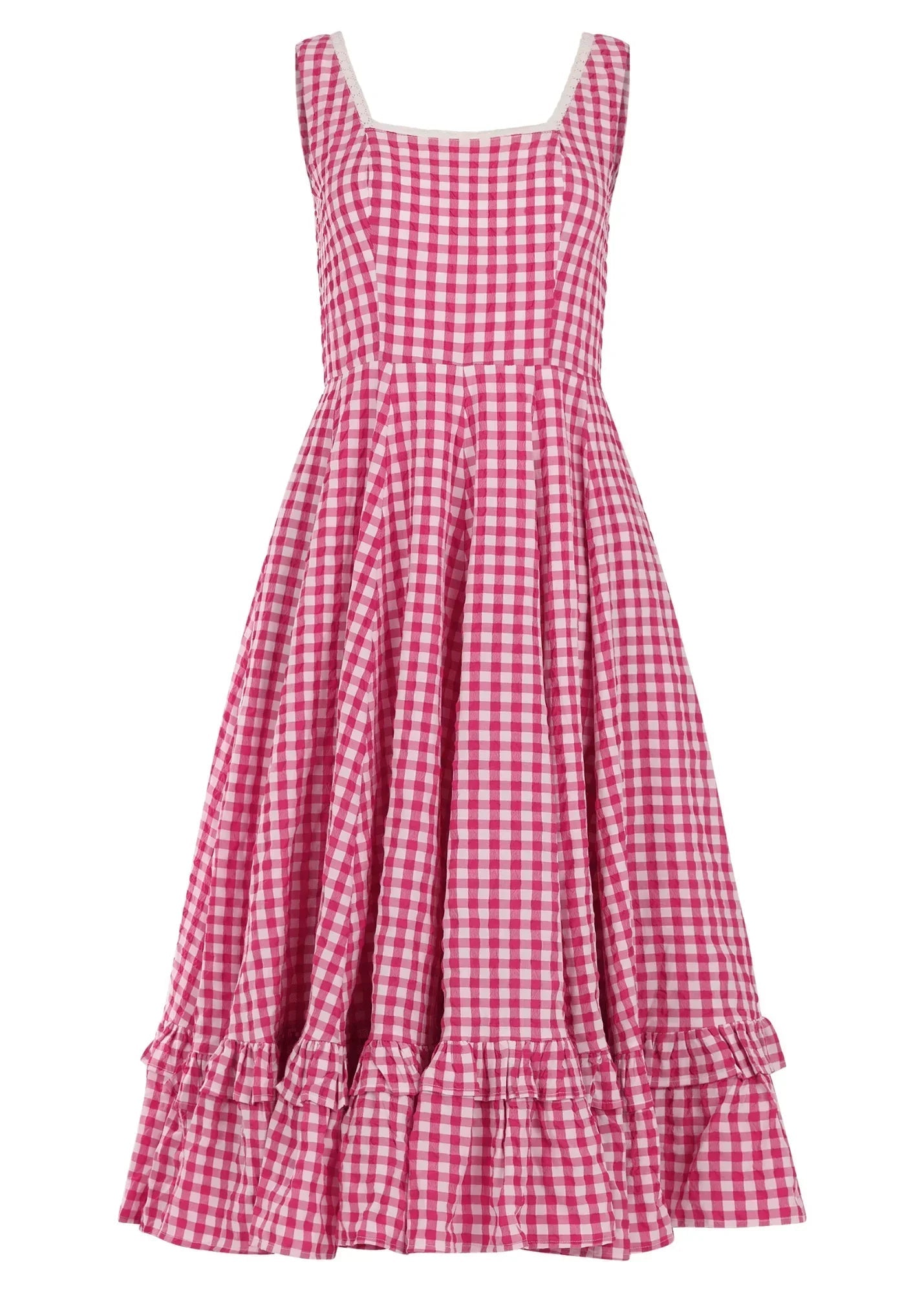 Daze Red Gingham Dress
