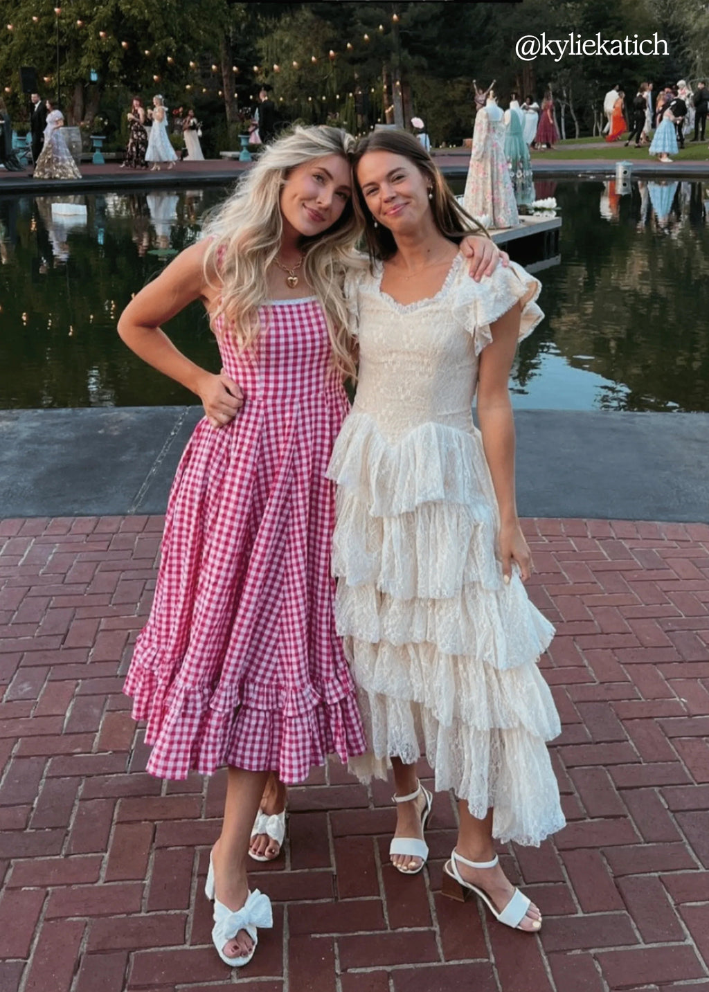 Daze Red Gingham Dress