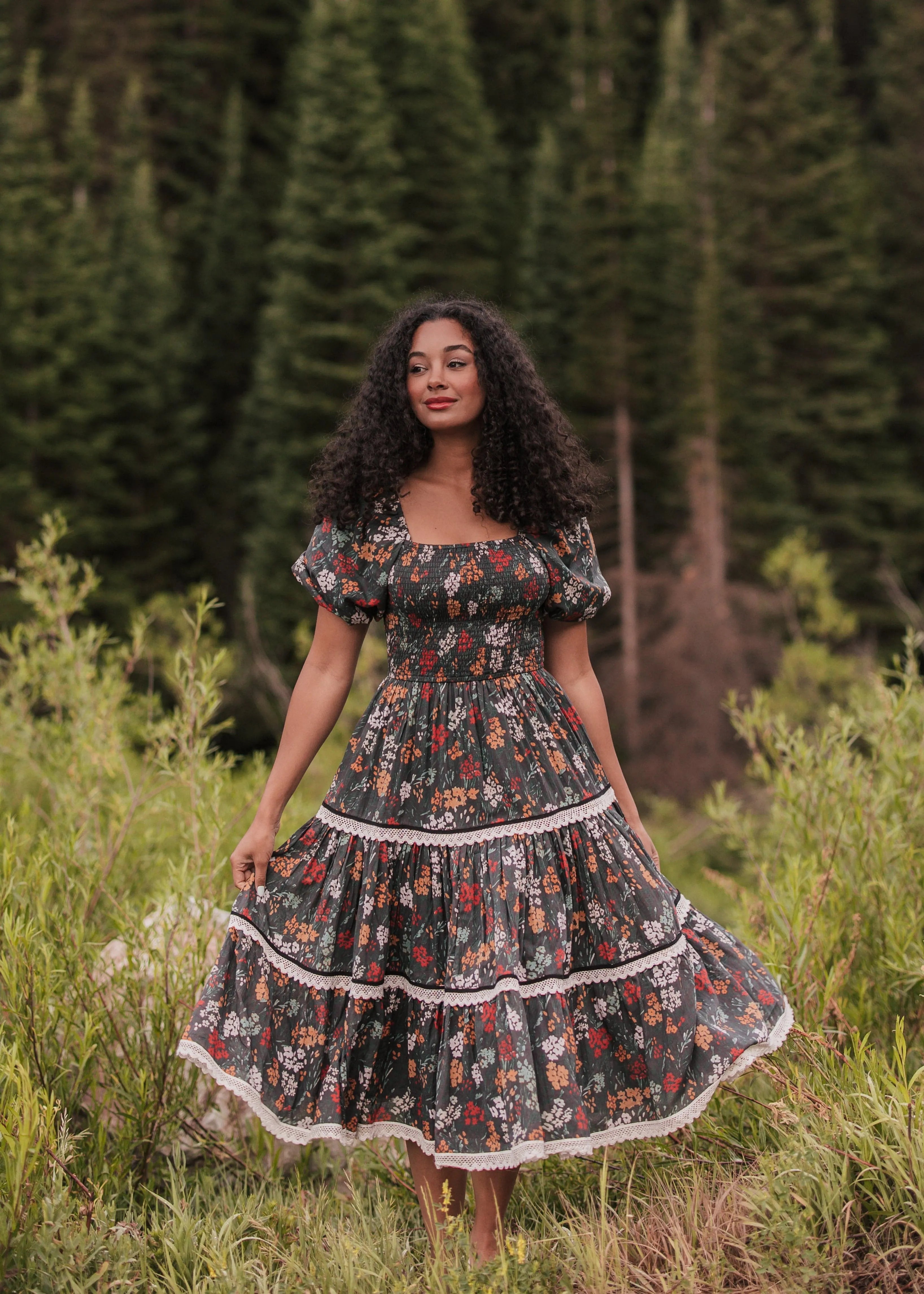 Midnight Garden Dress