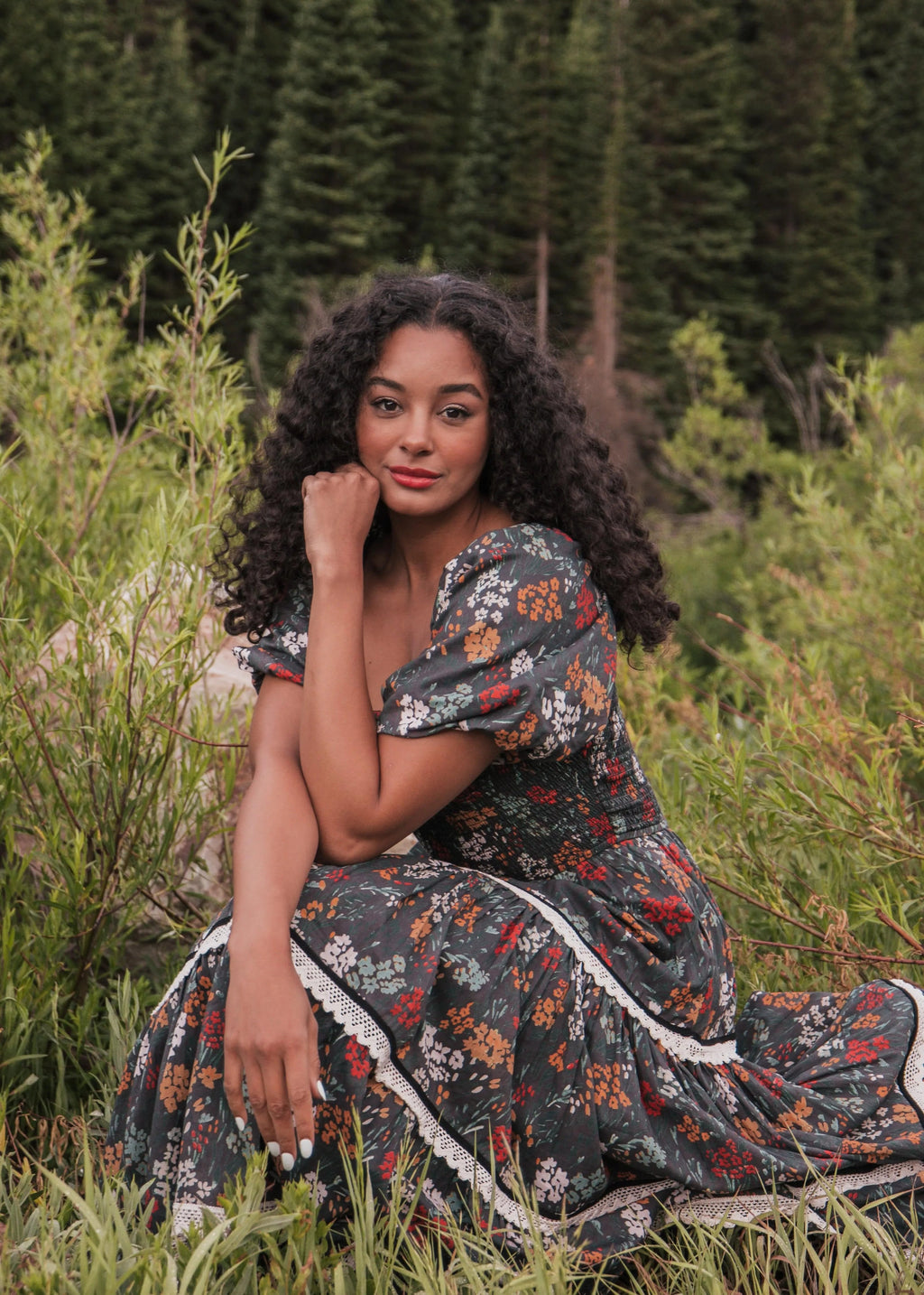 Midnight Garden Dress