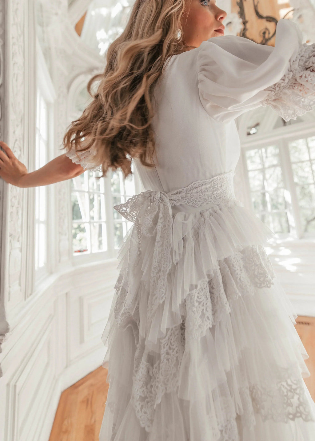 Thumbelina Dress White