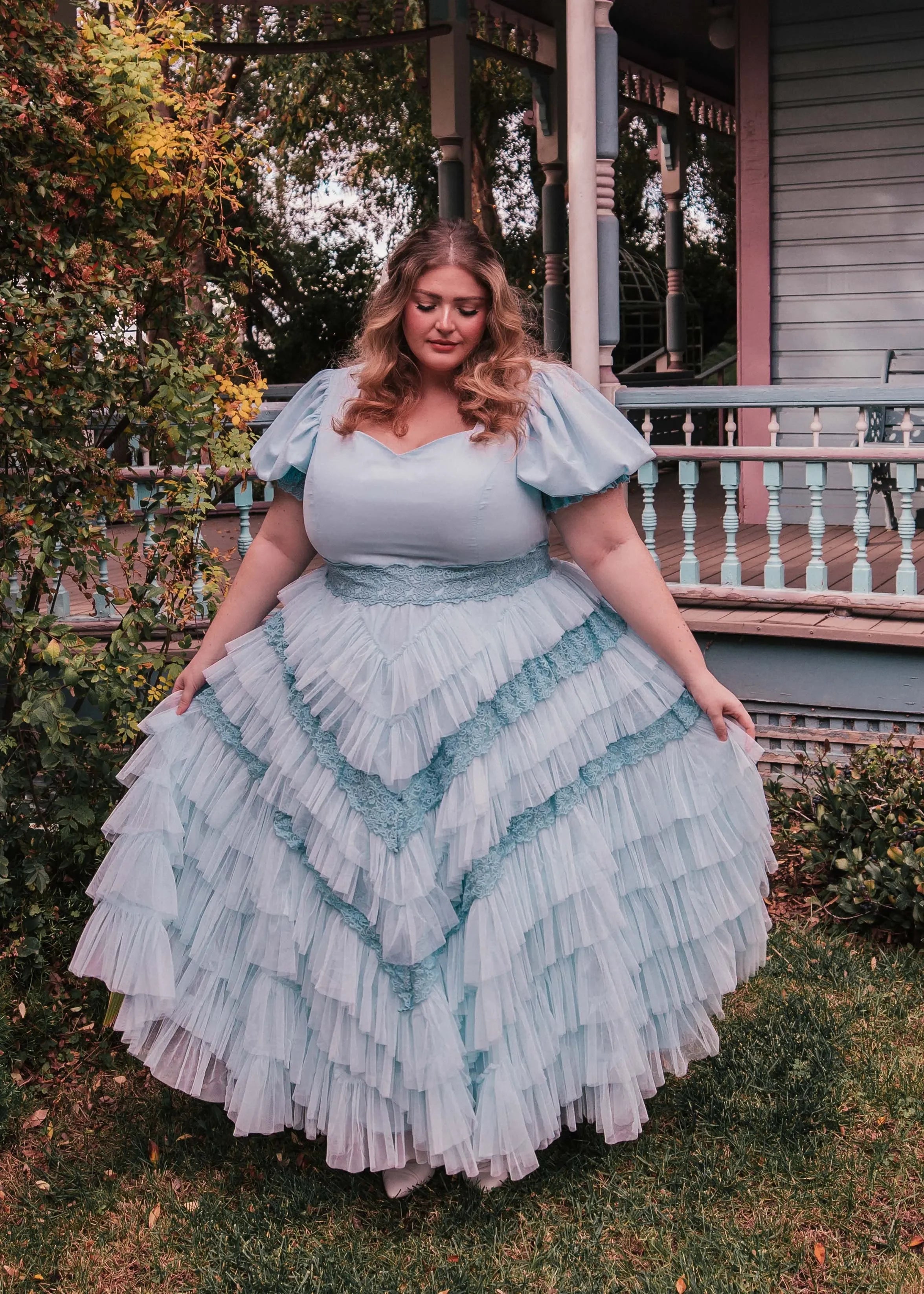 Thumbelina Dress Blue