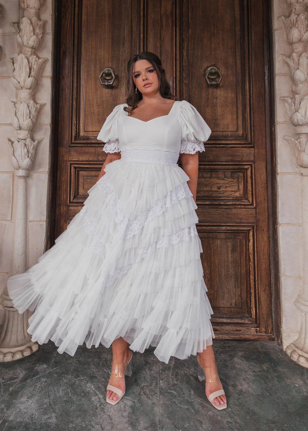 Thumbelina Dress White